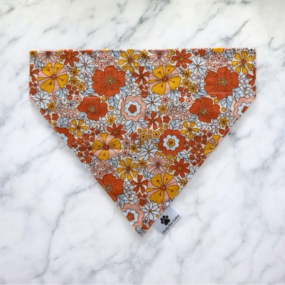Other - DOG Bandana - Spring Flowers - Size L Large
